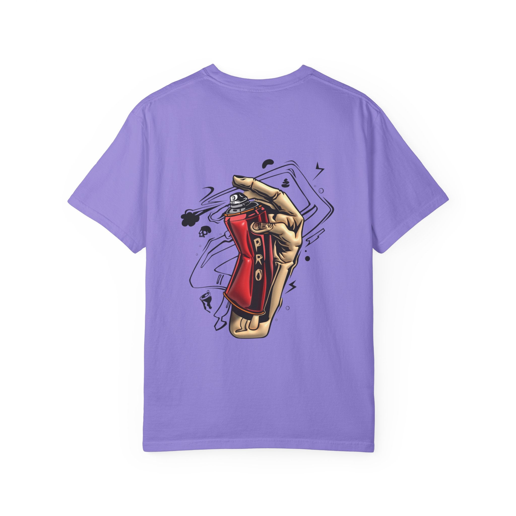 Spray Can Hand Graphic T-Shirt — Street Art Logo Tee